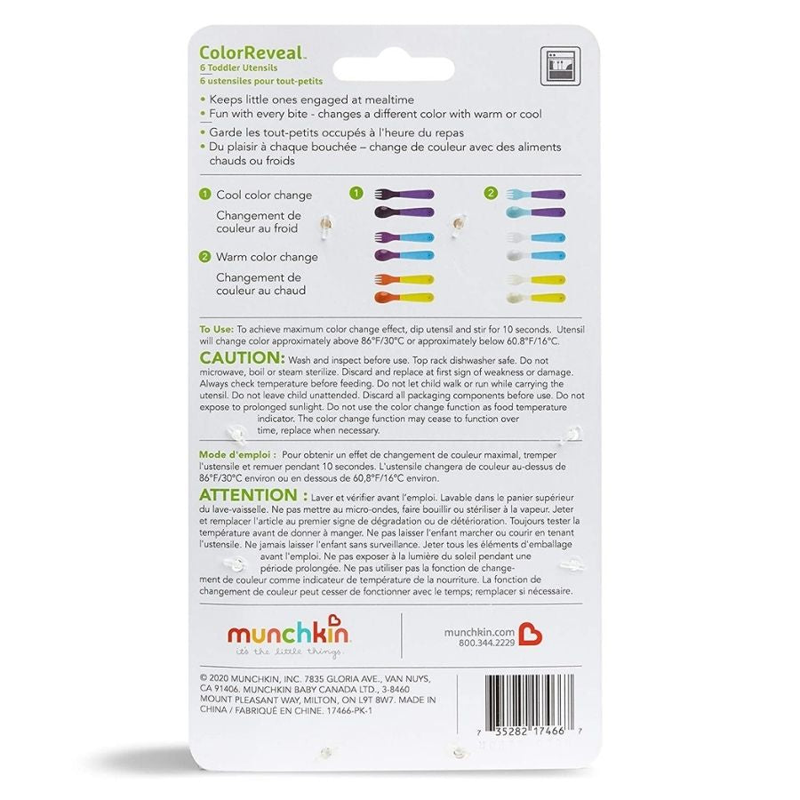 ColorReveal™ Color Changing Toddler Forks & Spoons, Pack of 6