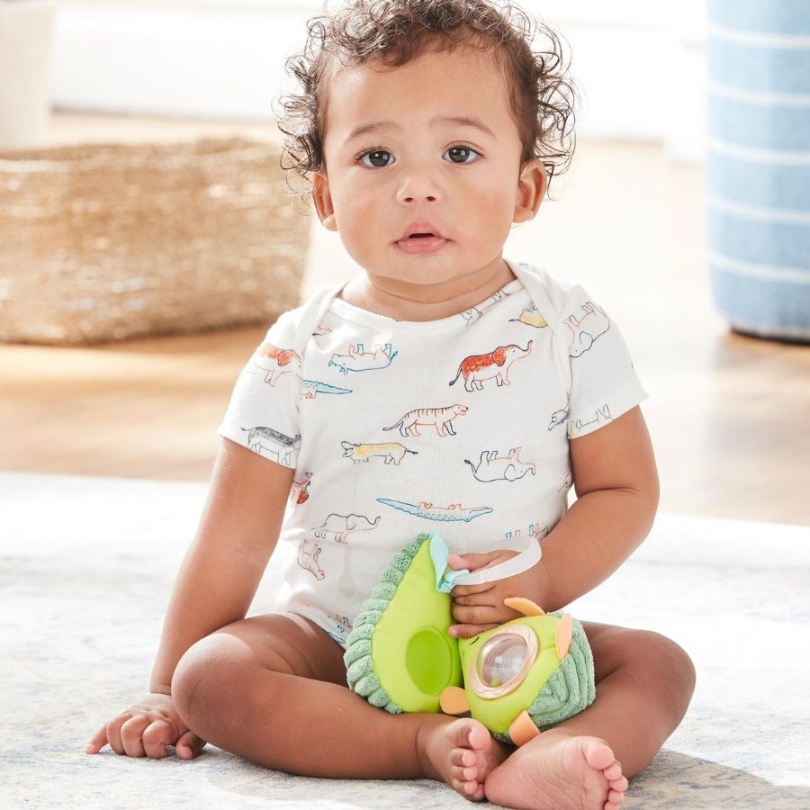 Farmstand Avocado Stroller Toy Multi Color