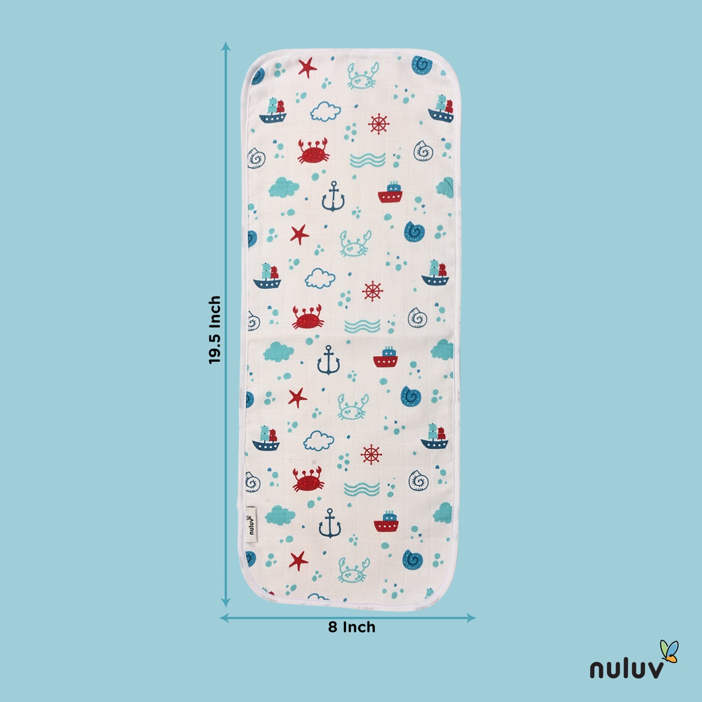 Anchor Burp Cloth - Pack of 2