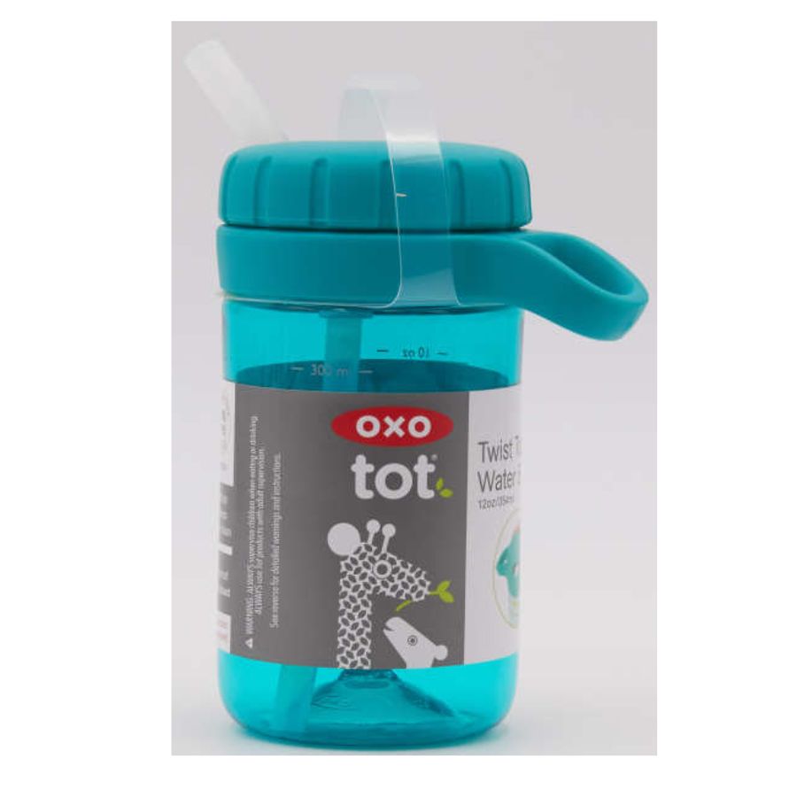 Twist Top Water Bottle - Teal