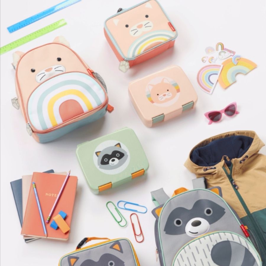 Spark Style Zoo Bento Box Kids Lunch Container Portable Leakproof Compartments