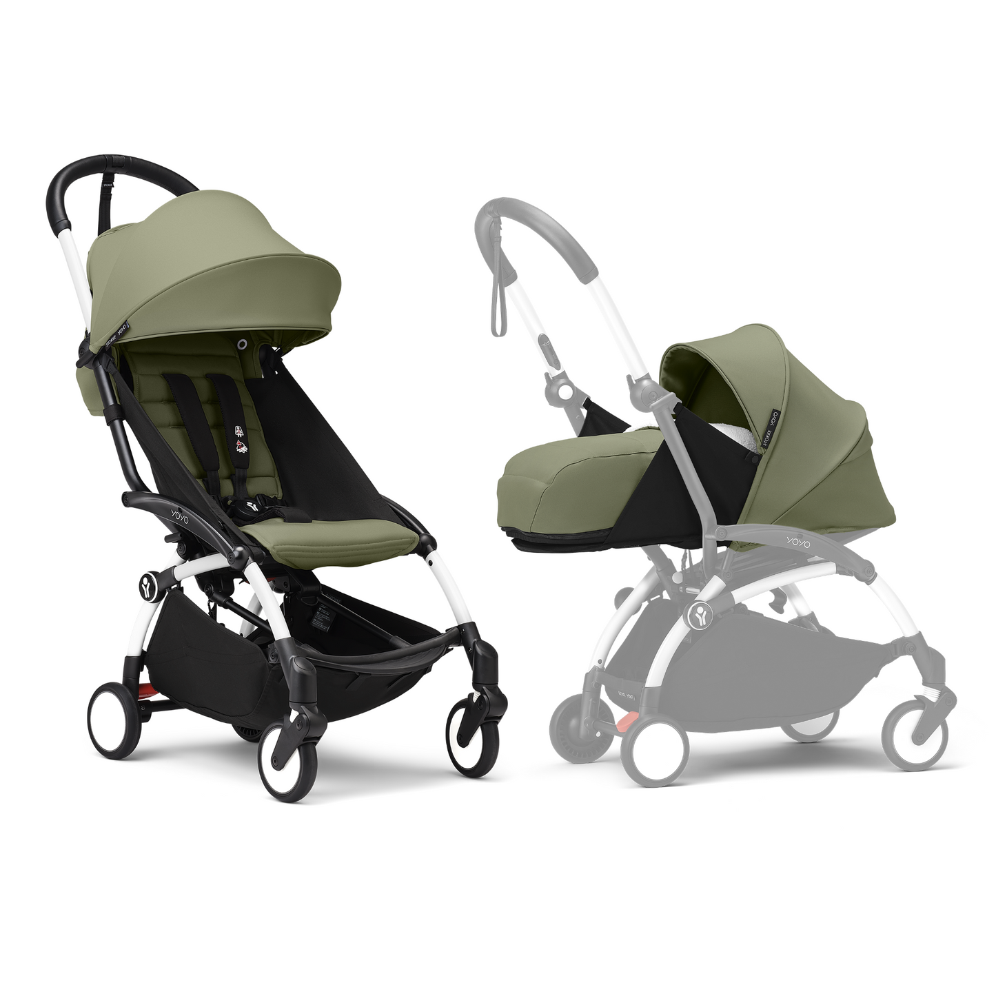 YOYO3 Full Stroller with Frame, 0+ Newborn and 6+ Color Pack