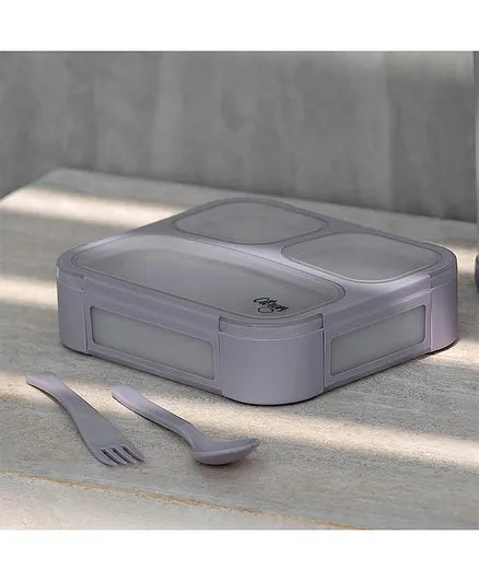 Lunchbox with Fork and Spoon