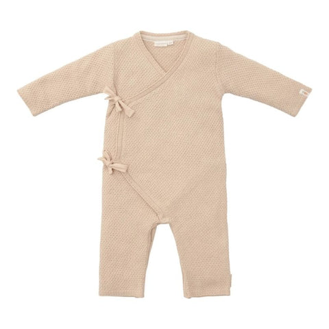 *Pre-order May* Soft Knit Cotton Romper - Sand