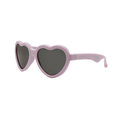 LITTLE SOL+ | Ella -  Lilac Heart Baby Sunglasses | Age 0-3