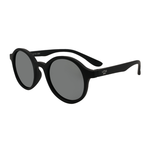 LITTLE SOL+ | Cleo - Black Mirrored Kids Sunglasses | Age 3-10