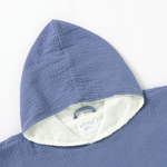 Hooded Beach Towel - Sea Blue (2 - 6 Years)