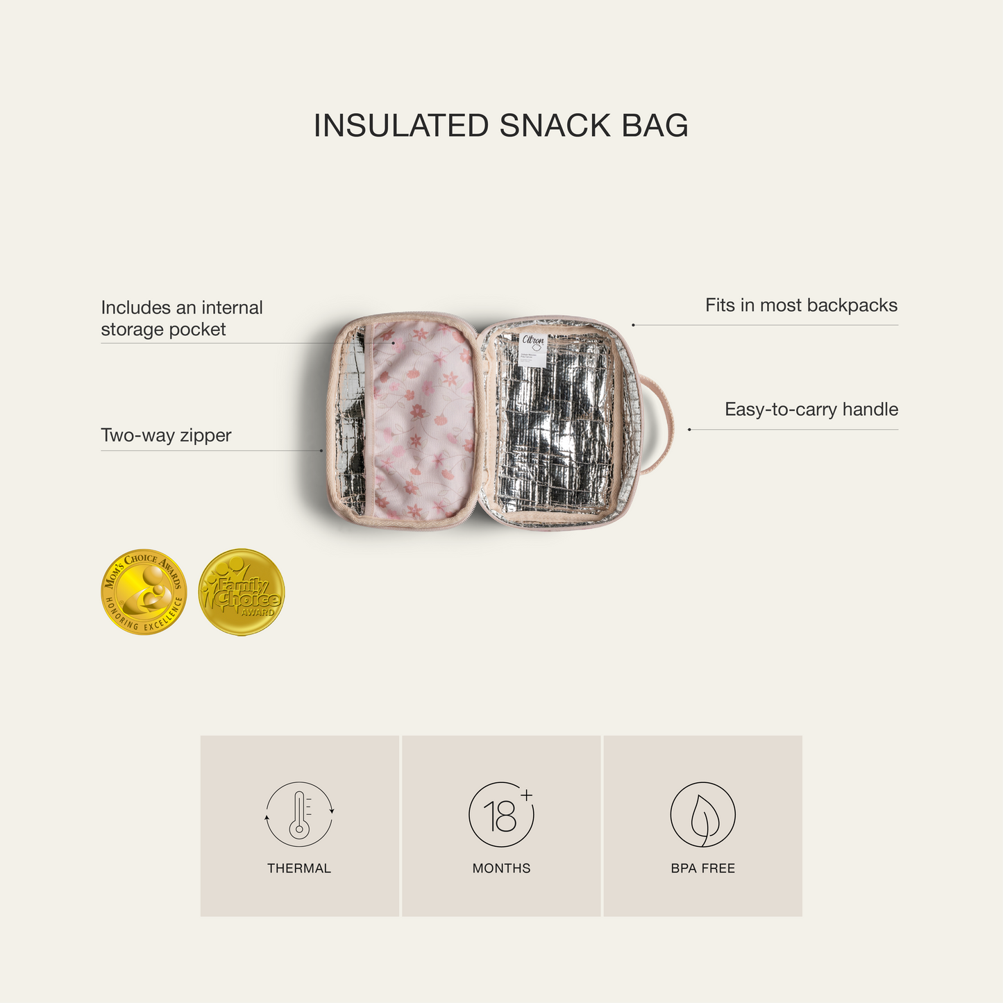 Insulated Snack Bag