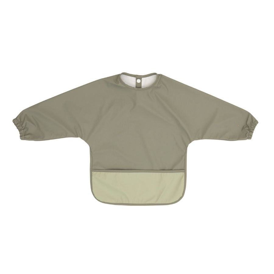 Recycled Long sleeve Bib - Two-tone Blue