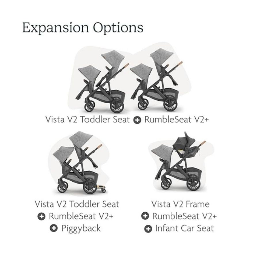 مقعد عربة الأطفال متعدد الأوضاع RumbleSeat V2 - Liam - لون الشوفان