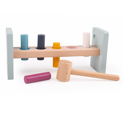 Bigjigs | Wooden Hammer Bench Toys | Age 1 Years+ | Sweet Pea