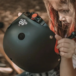 Toddler Scooter + Helmet - Black