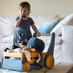Kinderfeets Toy Cargo Walker - Slate Blue