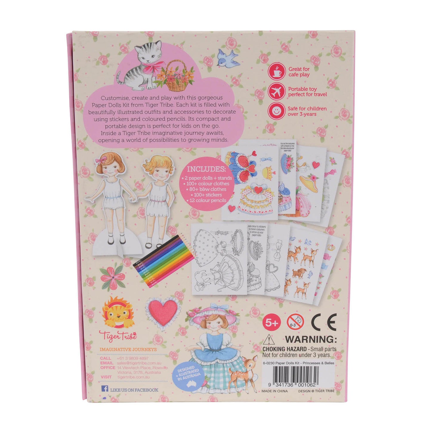 Paper Doll Kit - Princesses and Belles - Sweet Pea Kids