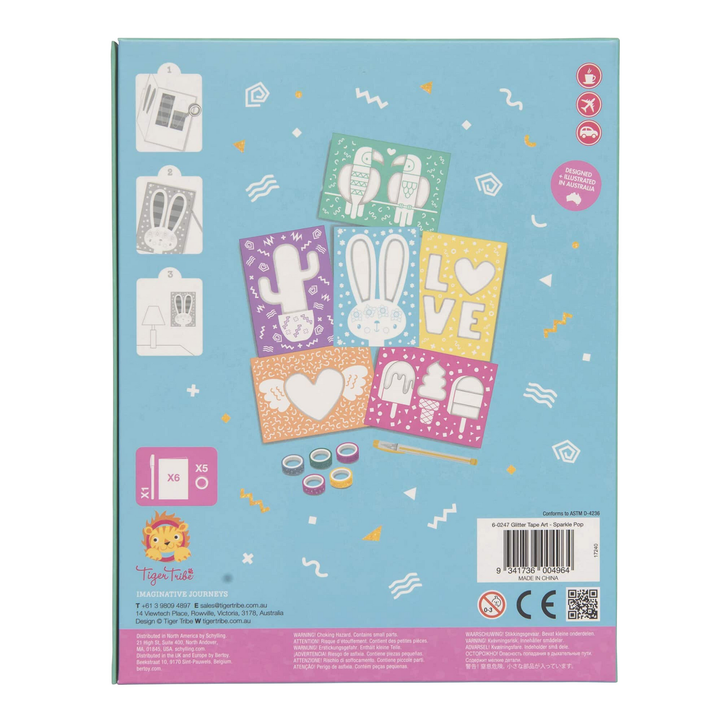 Glitter Tape Art - Sparkle Pop