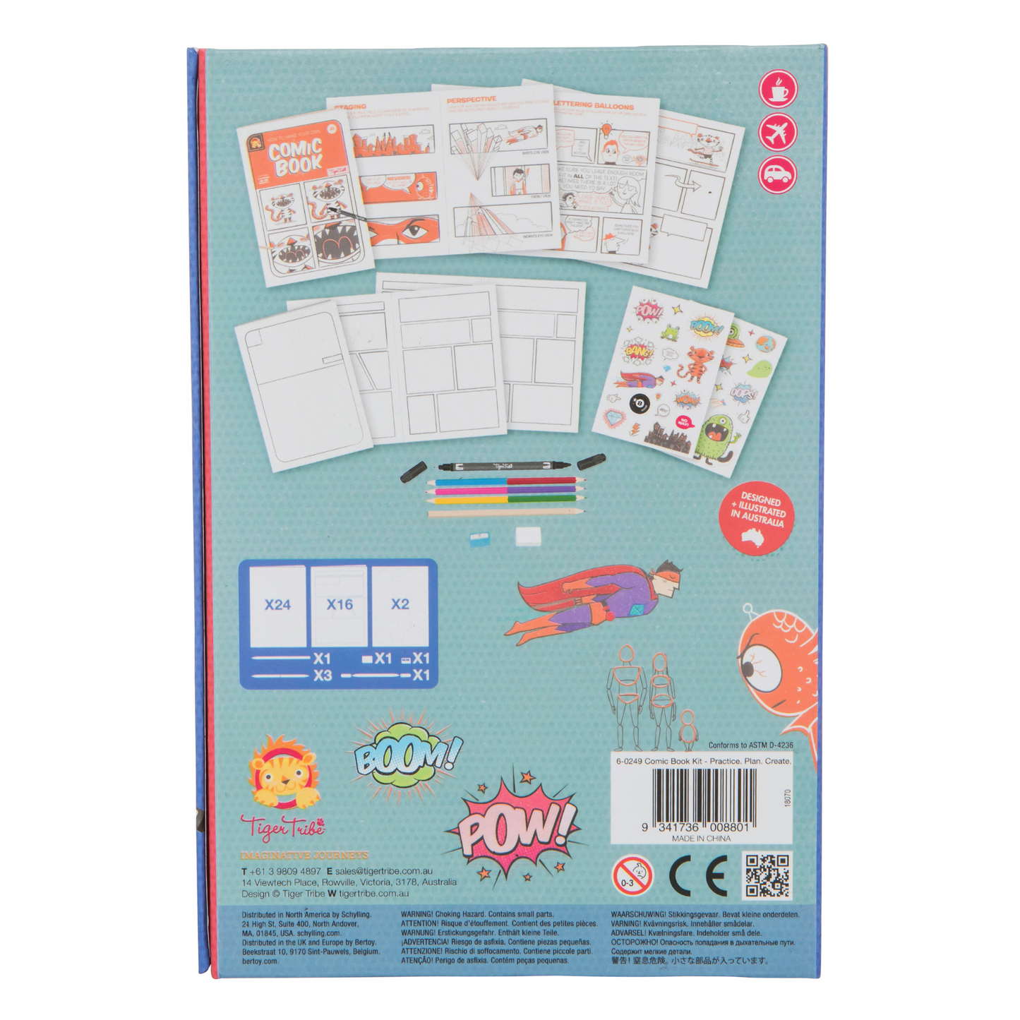 Comic book kit - Practice. Plan. Create