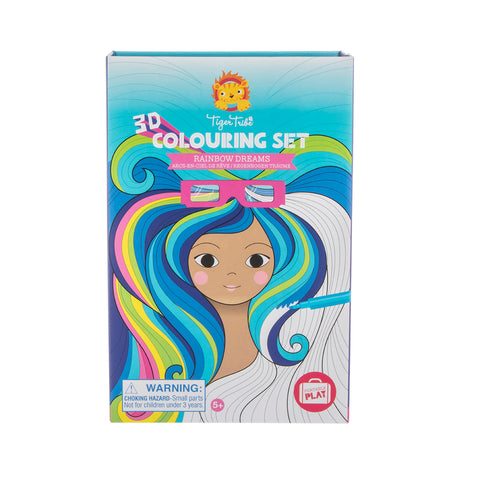 Tiger Tribe 3D Colouring Set In Rainbow Dreams - Sweet Pea UAE