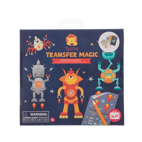 Tiger Tribe | Transfer Magic - Create a Robot | Crafting Activity