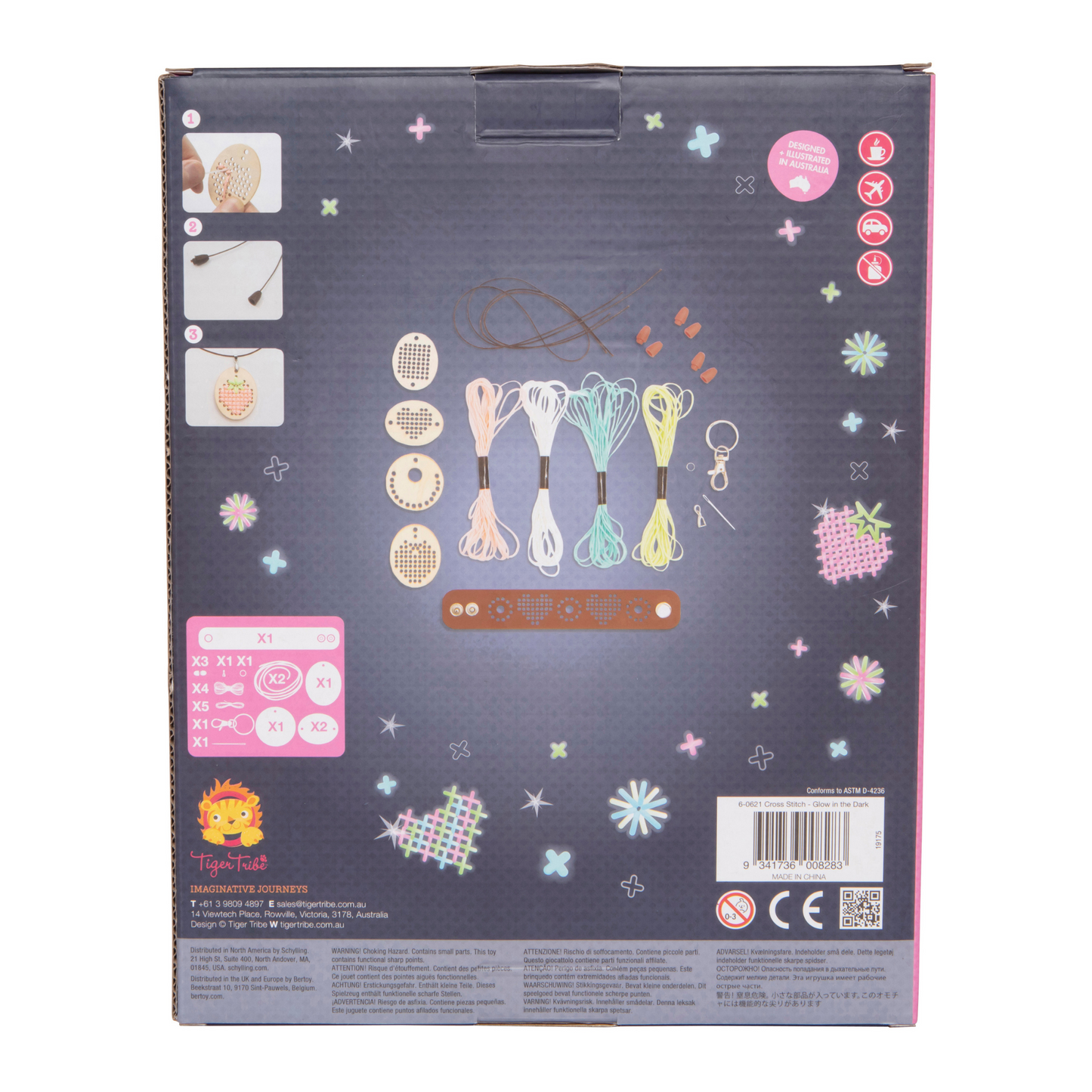 Cross Stitch Kit - Glow In The Dark