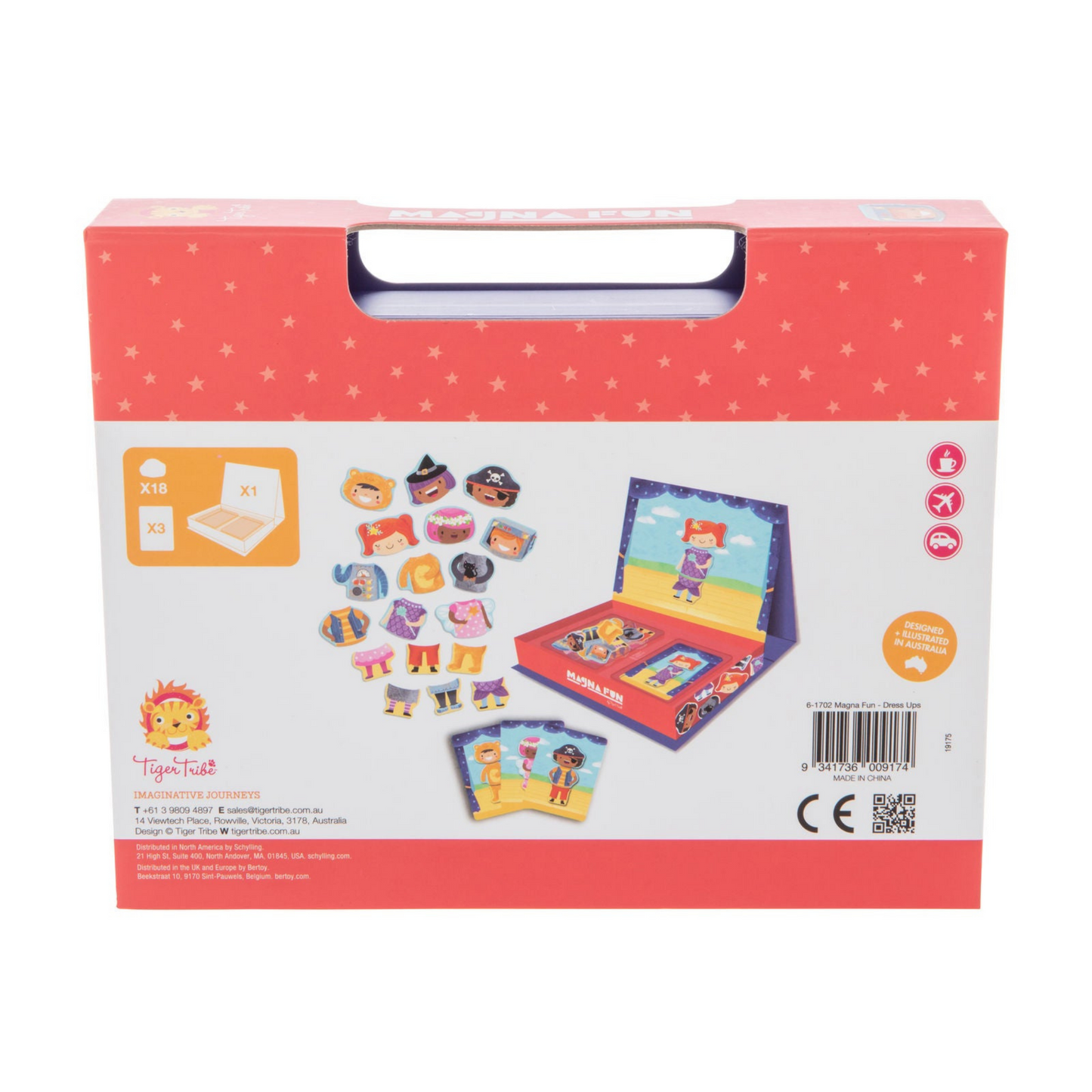 Magna Carry & Magna Fun - Dress Ups Playset Collection for Creative Kids