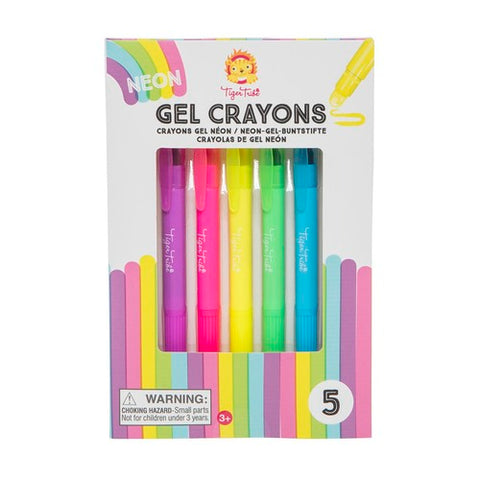 Tiger Tribe | Neon Gel Crayons | Non Toxic, Odour Free