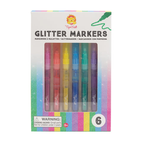 Tiger Tribe | Glitter Markers | Suitable for 5+ Years
