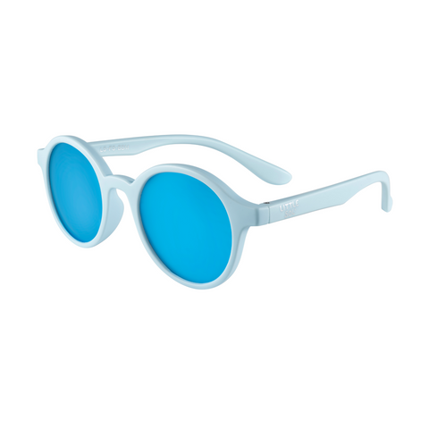 LITTLE SOL+ | Cleo - Baby Blue Mirrored Kids Sunglasses | Age 3-10 