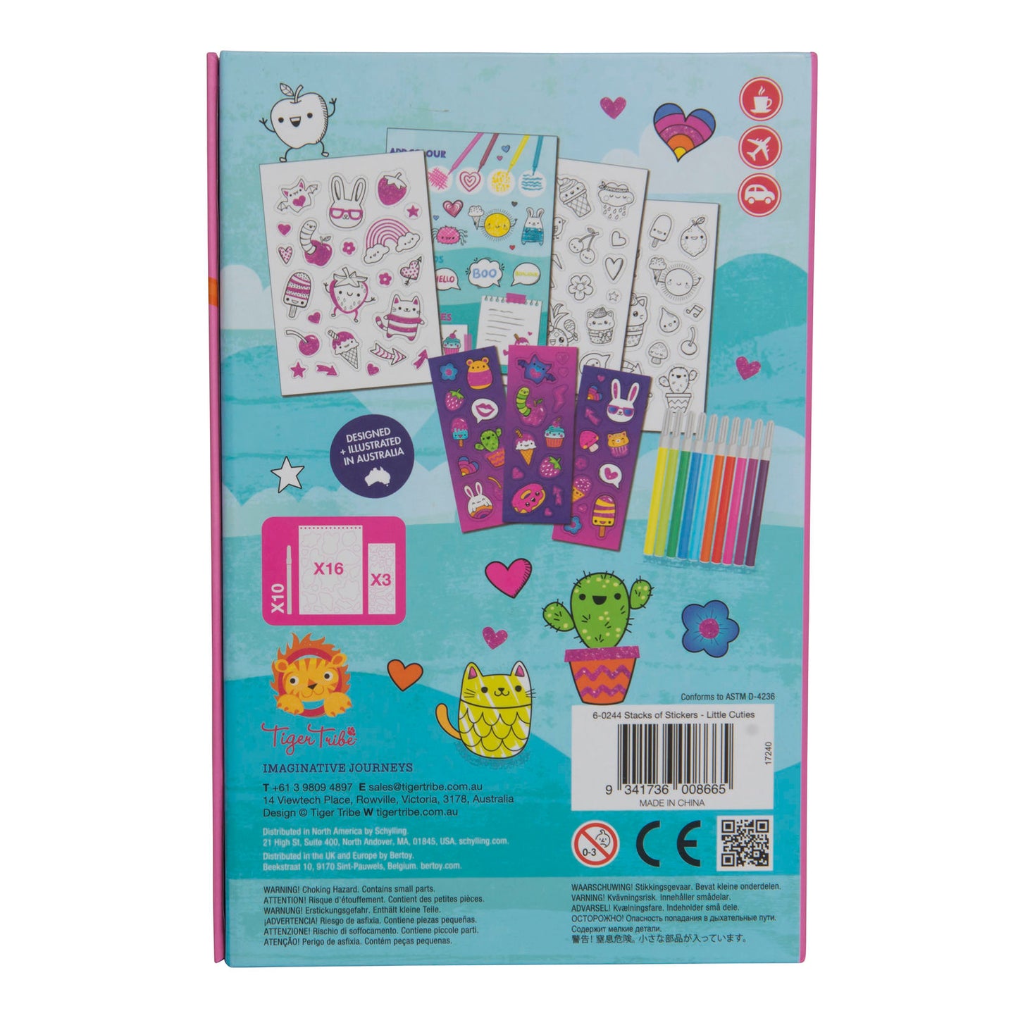 Stacks of Stickers - Little Cuties - Sweet Pea Kids