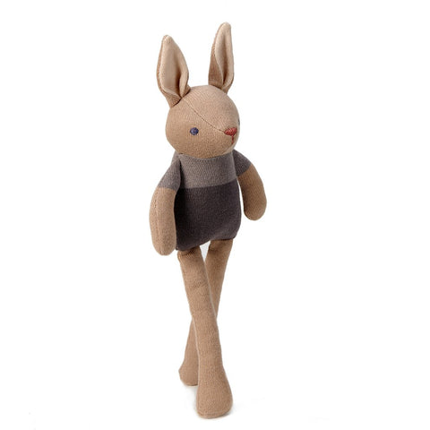 Gift-Ready | ThreadBear Design | Baby Threads Taupe Bunny Doll