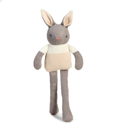 Gift-Ready | ThreadBear Design | Baby Threads Grey Bunny Doll