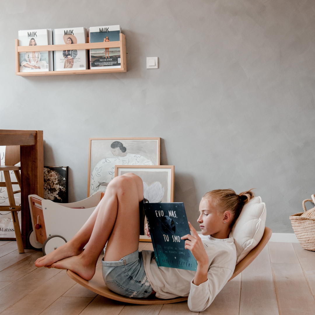 Kinderboard Balance Board – Montessori Wooden Play and Motor Skills Trainer