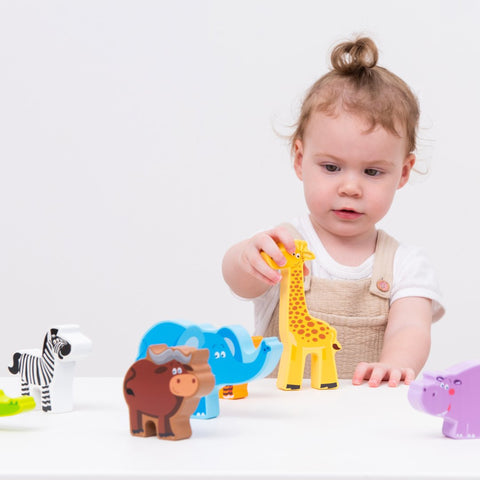 Educational wooden toy collection from New Classic Toys.