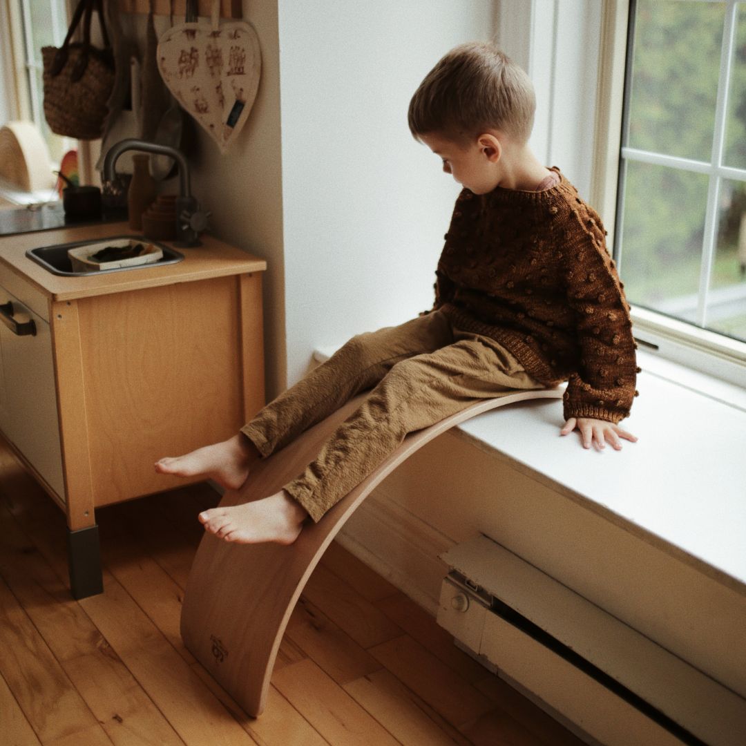 Kinderfeets Kinderboard | Wooden Balance Board | Sweet Pea