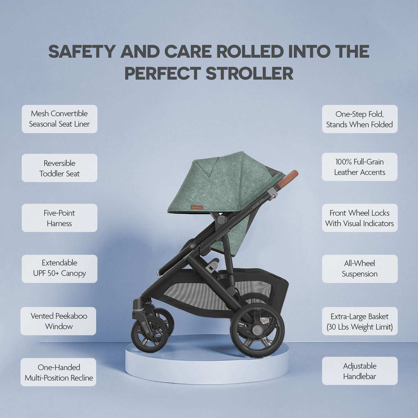Vista V3 Stroller - Carbon Frame