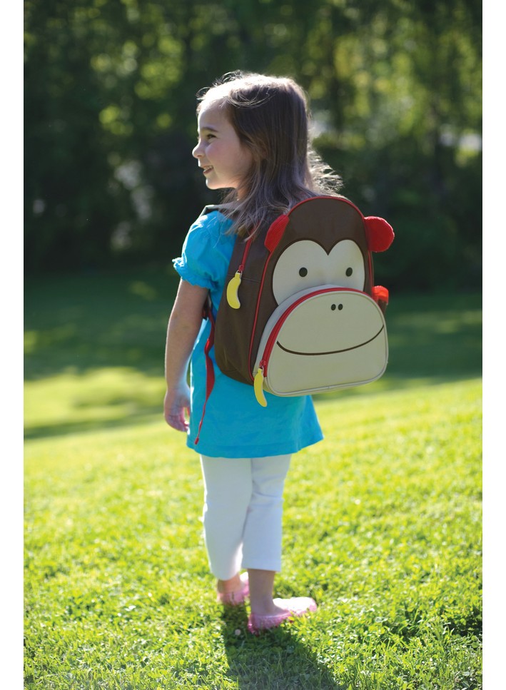 Medium School Backpack - Zoo Style