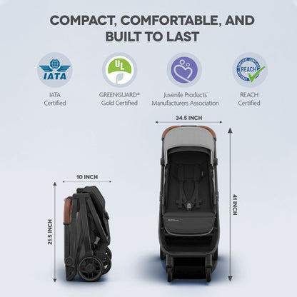 Minuv3 Stroller  - Charcoal | Carbon Frame |