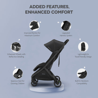 Minuv3 Stroller  - Charcoal | Carbon Frame |