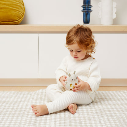 Silicone Baby Rattle - Soft Teether Toy for Infants and Newborns, BPA-Free