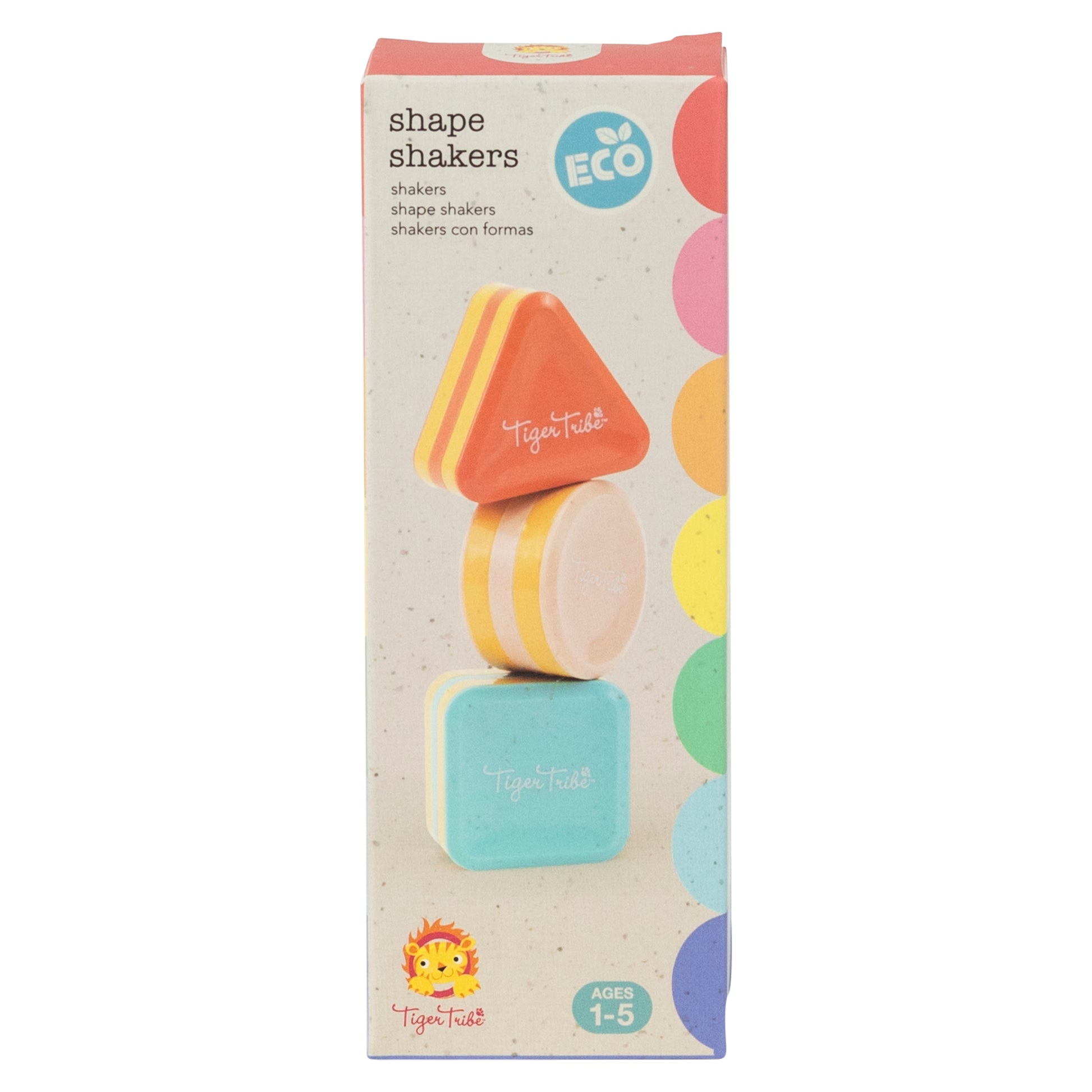 Tiger Tribe | Shape Shakers | Includes 3 Stackable Instruments
