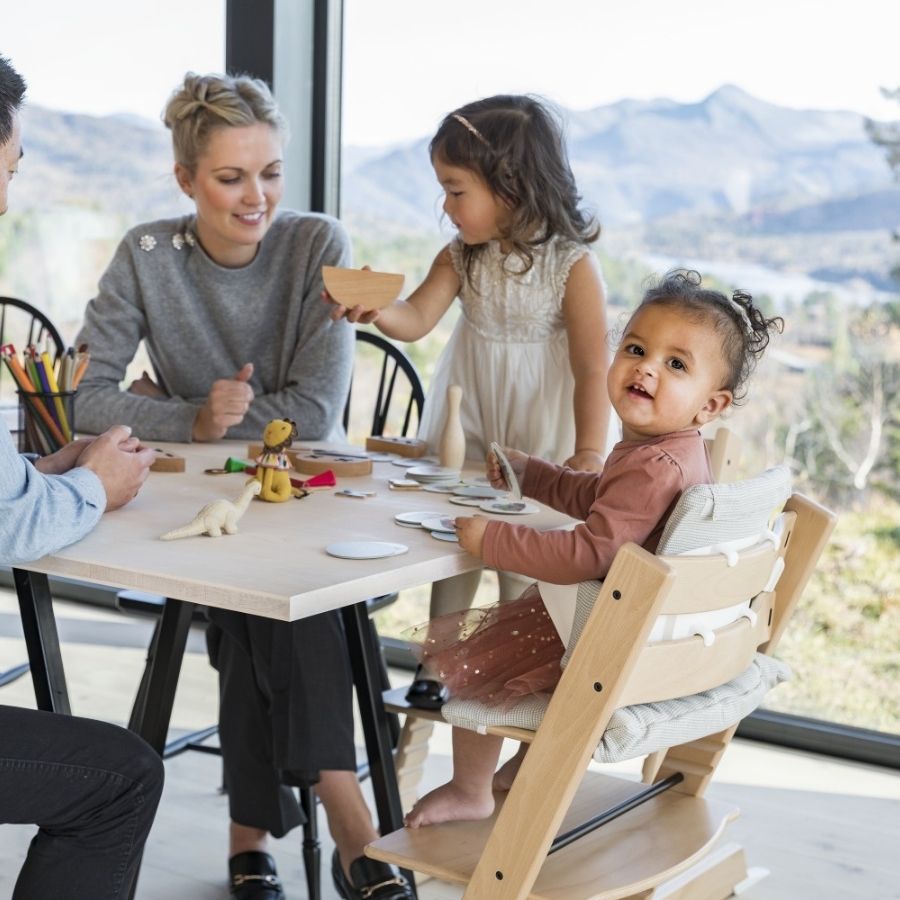 وسادة تريب تراب الكلاسيكية باللون الرمادي النوردي