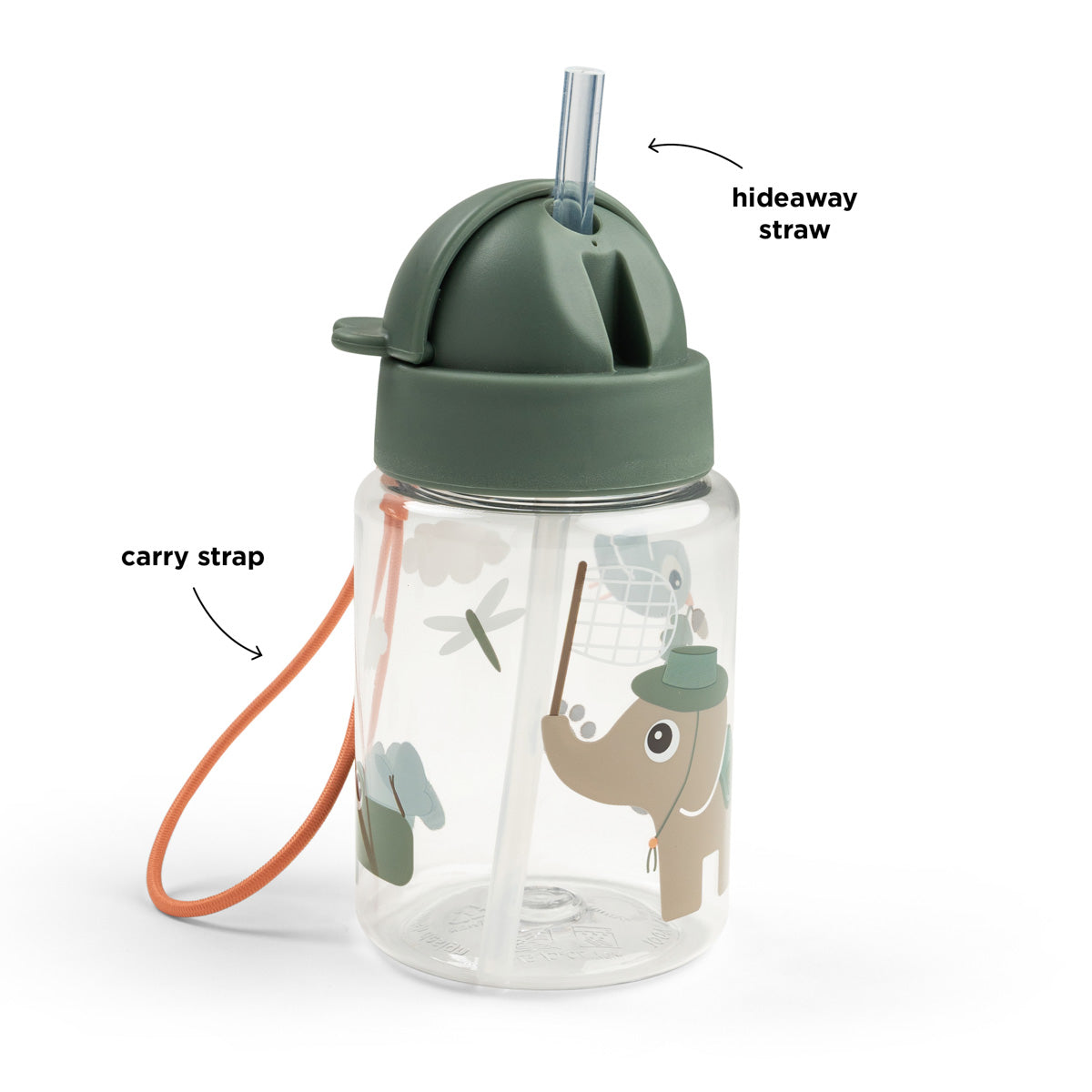 Straw Bottle 280 ml