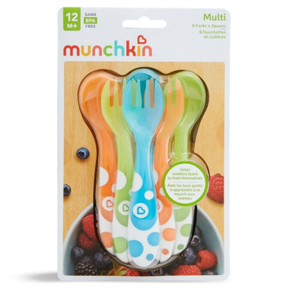 Multi™ Forks & Spoons Pack of 6