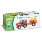 Tractor with Trailer - Hay Stacks - DAMAGED BOX