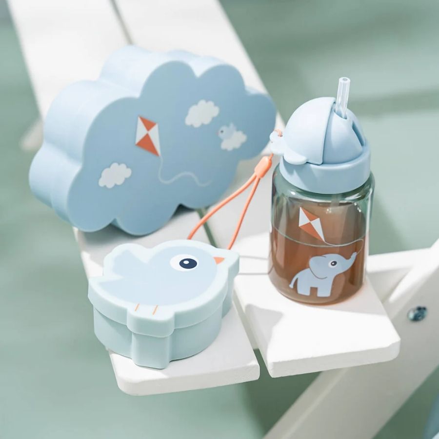 Lunch & Snack Box with Straw Bottle - Playground
