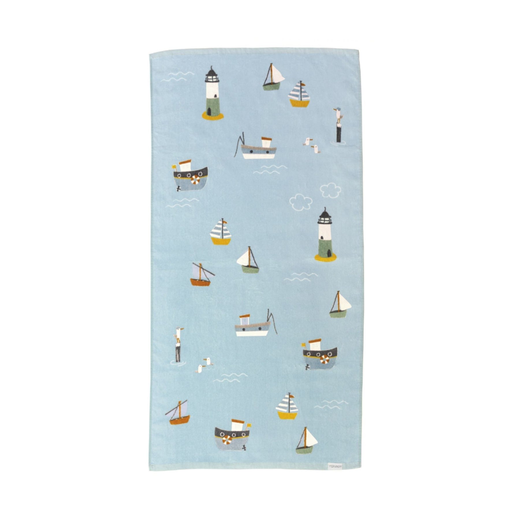 Best Kids' Bath Towel Sailors Bay - 100% Organic Cotton 