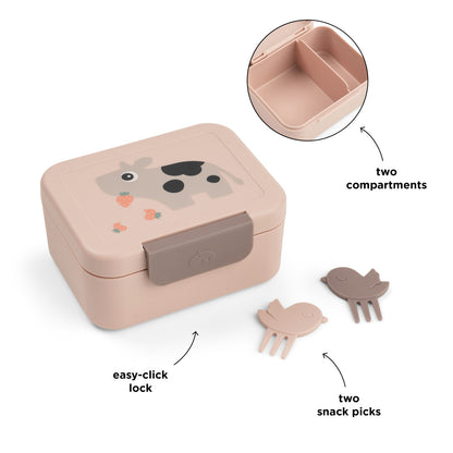 Tiny Lunch Box with Snack Picks