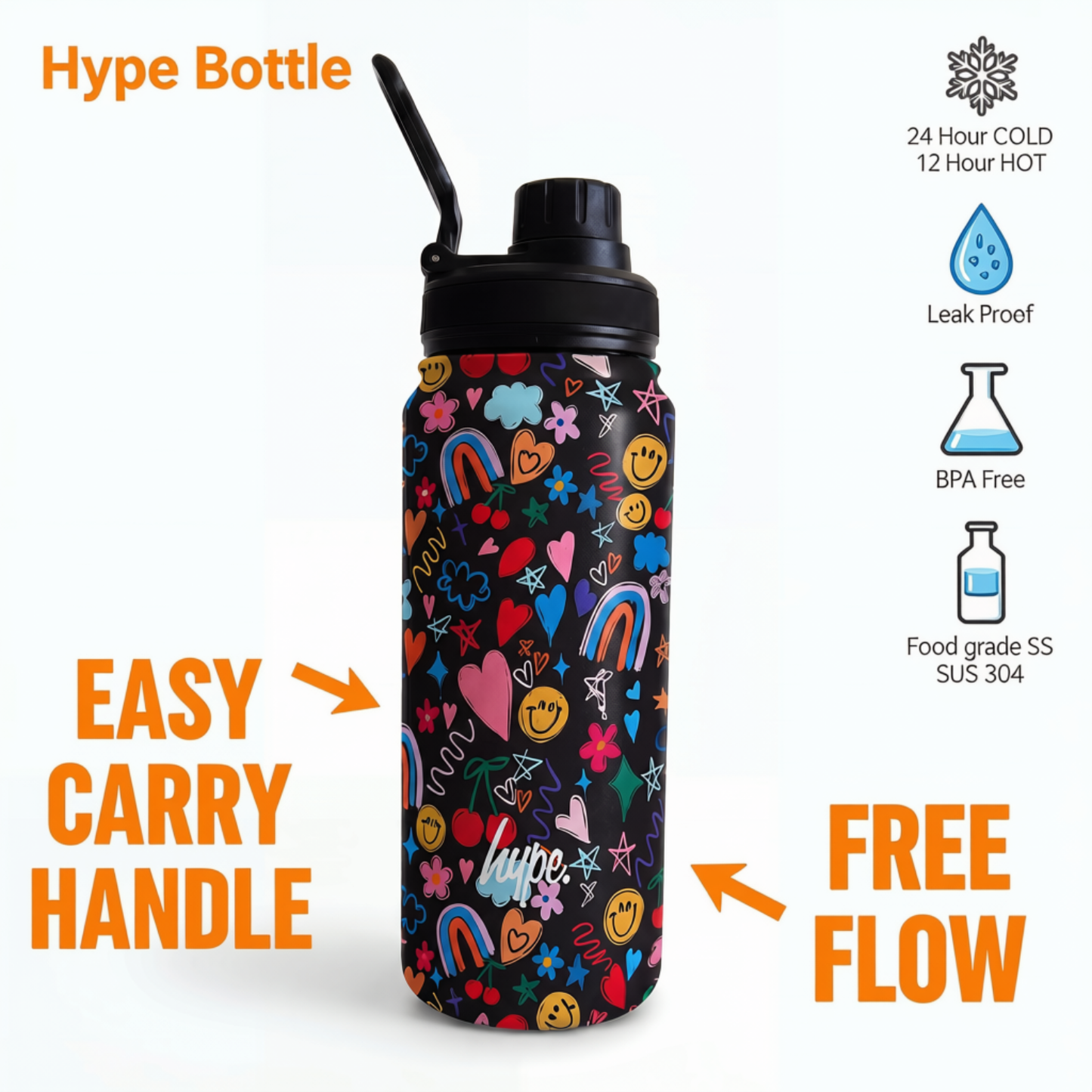 Stainless Steel Water Bottle 600 ml