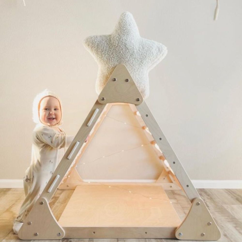 Pikler Climber Triangle Montessori Climbing Frame for Toddlers and Kids