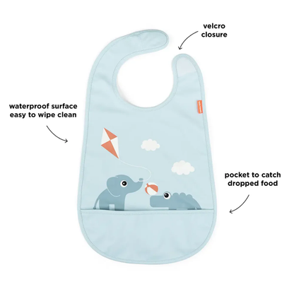Bib With Velcro - Playground
