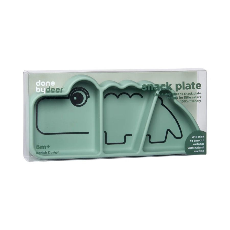 Silicone Stick & Stay Snack Plate